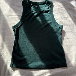Old Navy Women's Dark Green Short Sleeve Top